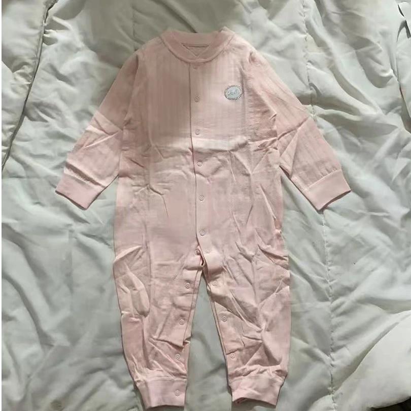 四季款长袖闭档哈衣