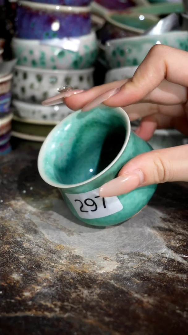 摆件精品窑变钧瓷茶器
