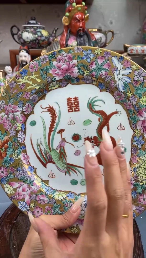 瓷片微瑕慎拍景德镇窑老厂瓷器单件