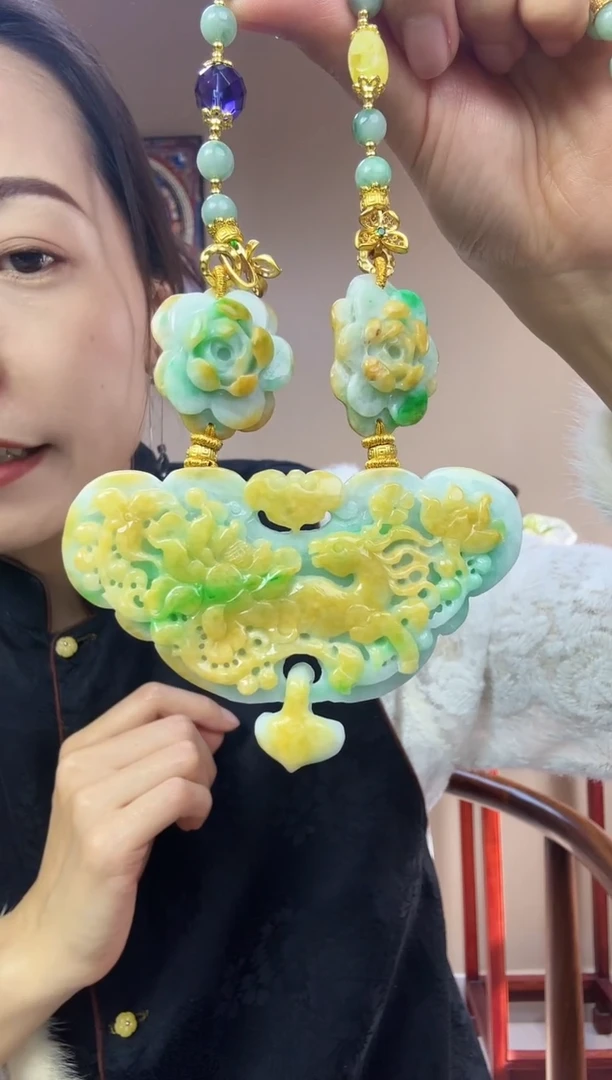 【闪购商品】翡翠颈饰未镶嵌特色原创翡翠颈饰