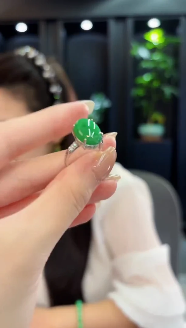 未镶嵌戒指翡翠 缅料A货/支持复检/一件