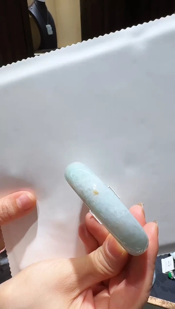 未镶嵌手镯翡翠38【】有水线-圈口54.3