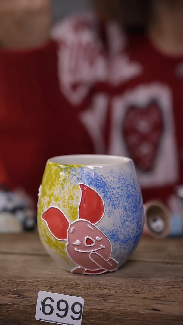 【闪购商品】瓷片福利 新品 设计师手绘杯