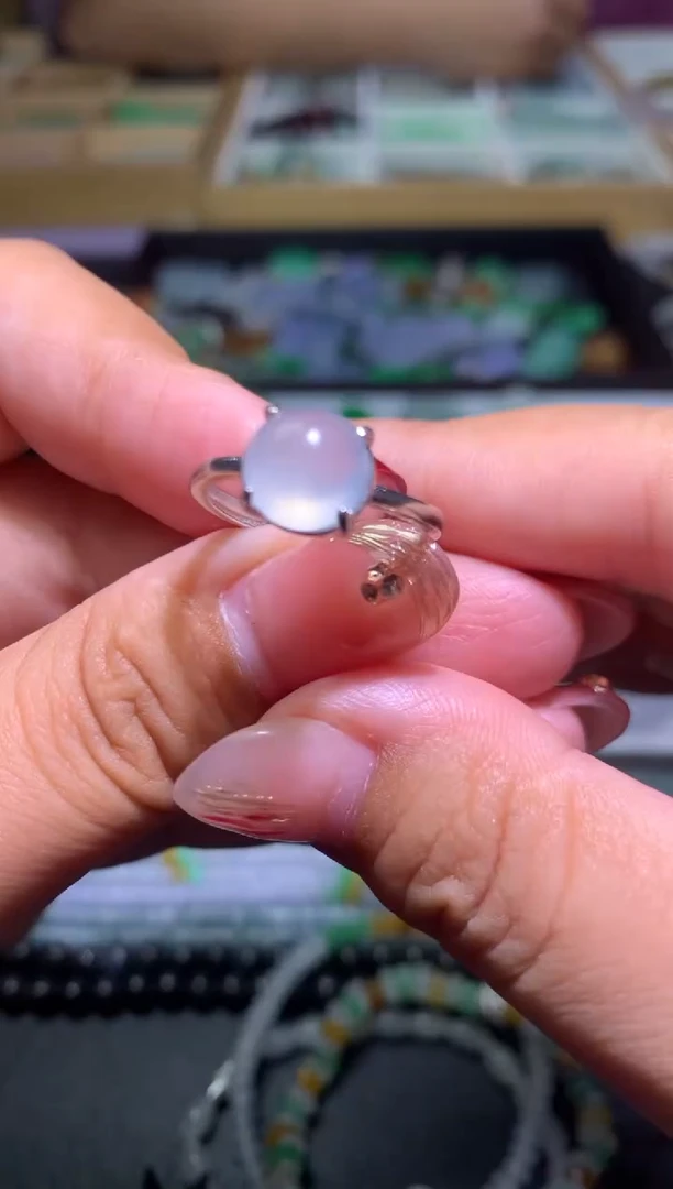 【闪购商品】翡翠颈饰银S925镶嵌净货