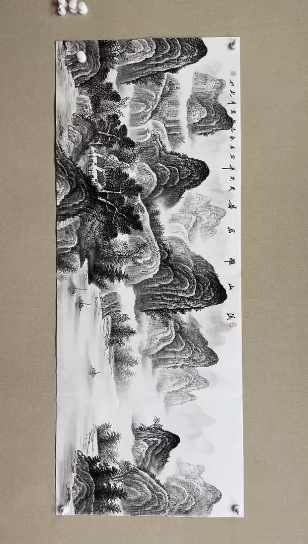 国画180*68 杨志龙杨志龙杨志龙杨志龙