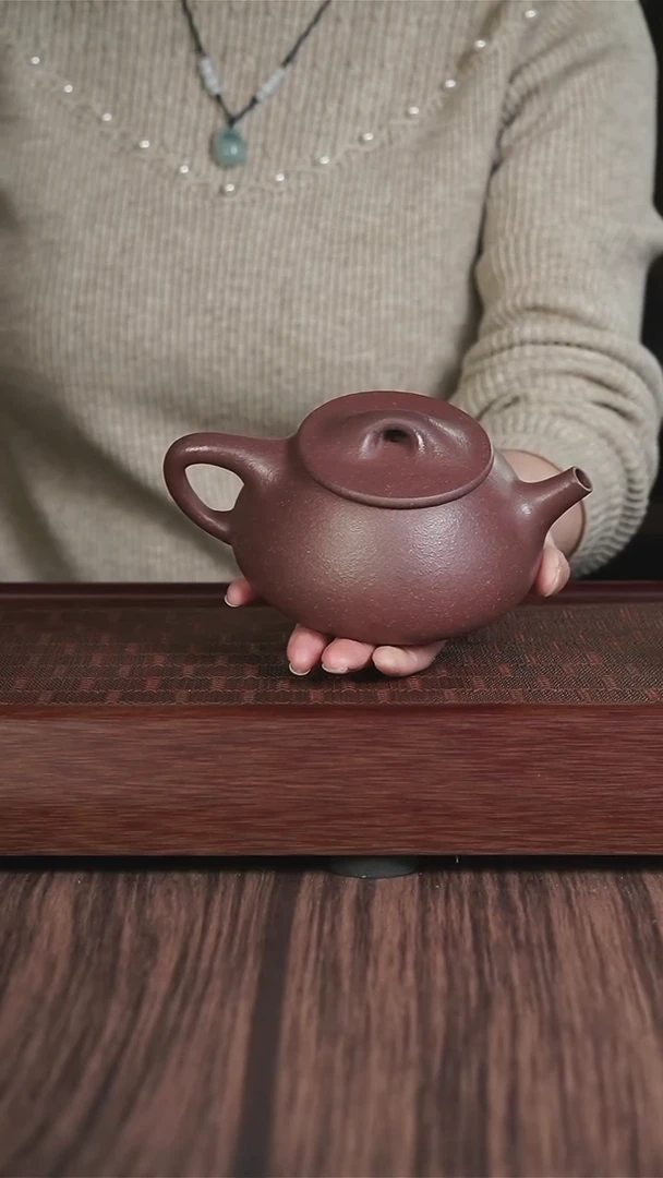 【闪购商品】紫砂茶壶千禧紫泥  大景舟石瓢