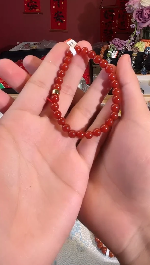 【闪购商品】玛瑙/玉髓手链未镶嵌Q655手串