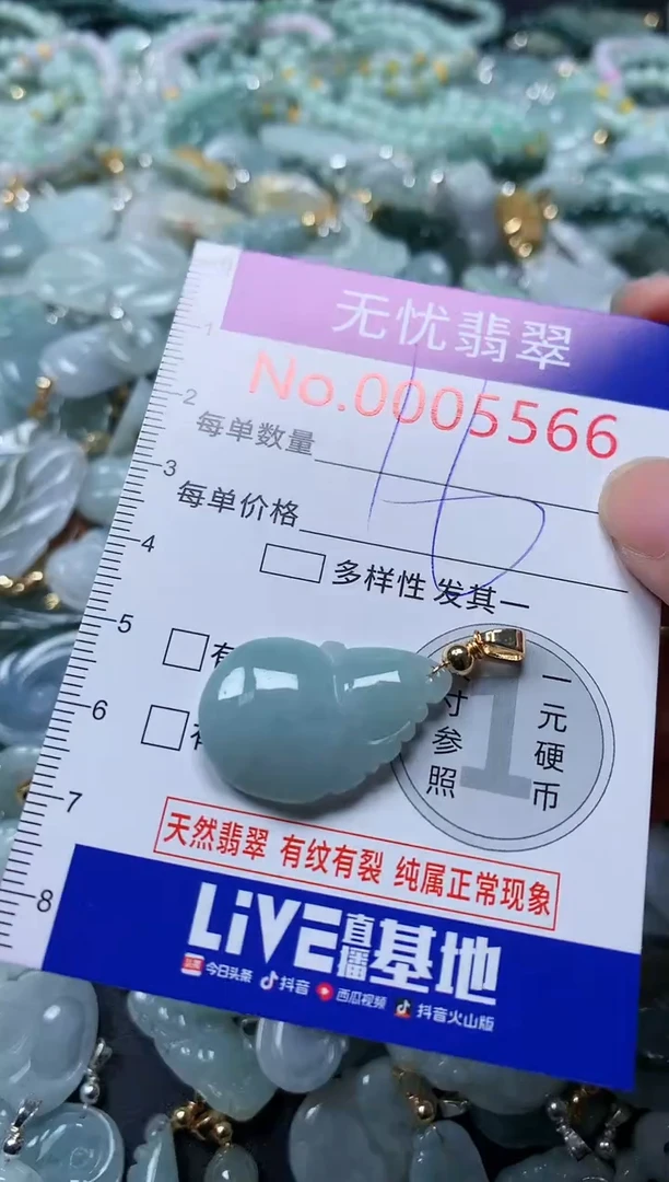翡翠未镶嵌吊坠(不含链)5566