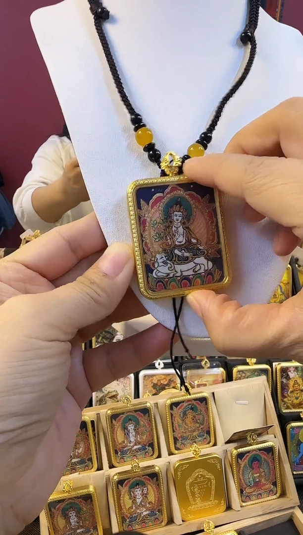 吊坠钛钢蓝塘底普贤