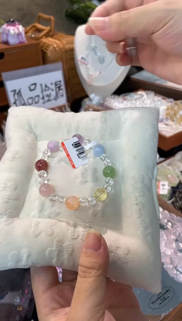 未镶嵌手串水晶孤品捡漏均匀瑕疵介意勿拍