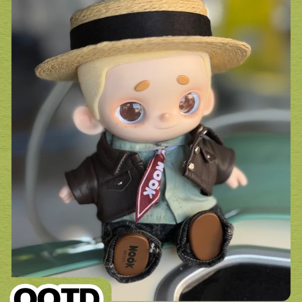 【52TOYS】NOOK-OOTD娃衣西装皮衣15cm棉花娃娃