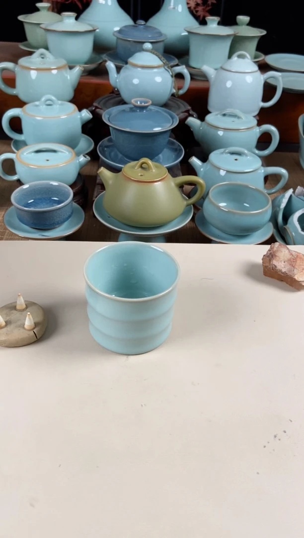 【闪购商品】其他微瑕竹节杯赵琳90cc主人杯纯手拉支钉烧