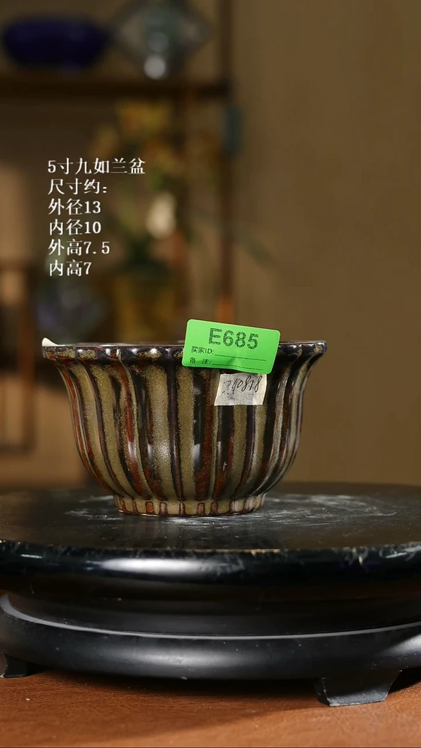 5寸九如兰盆 685