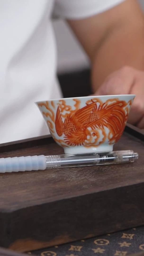 粉彩主人杯杯杯杯凤