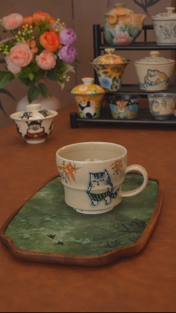 十三系列 猫咪马克杯