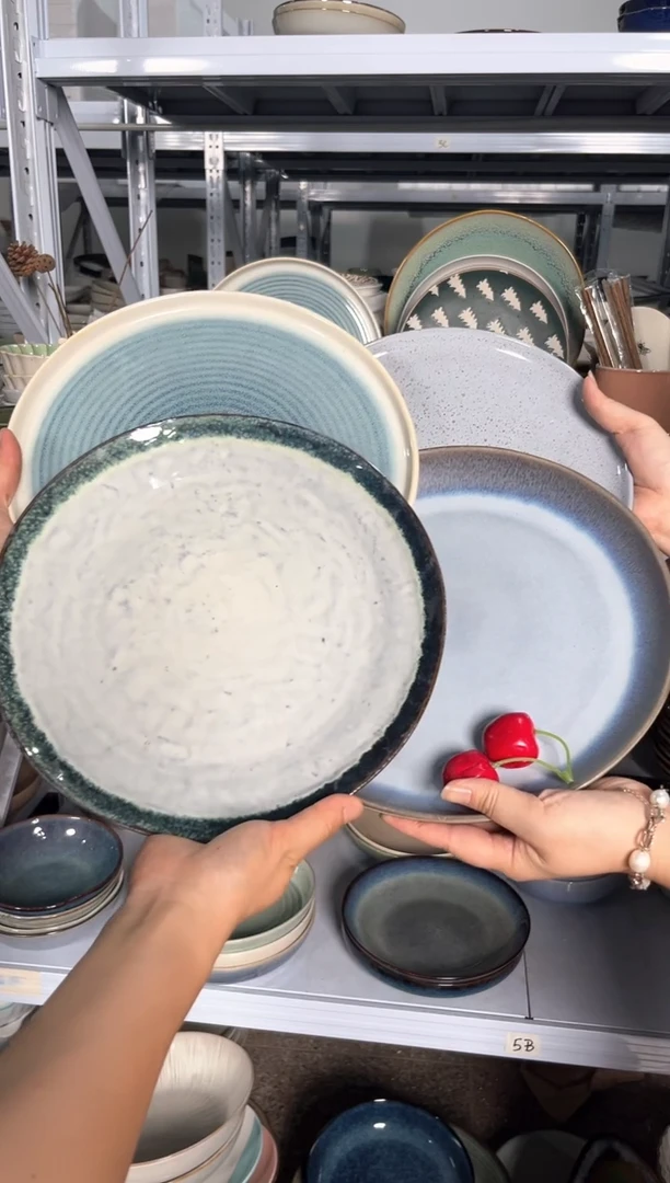 瓷片外贸尾货瑕疵满20包邮X4 大盘组合