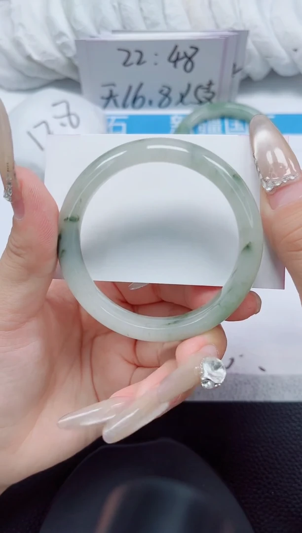 未镶嵌手镯石英质玉285-53/54