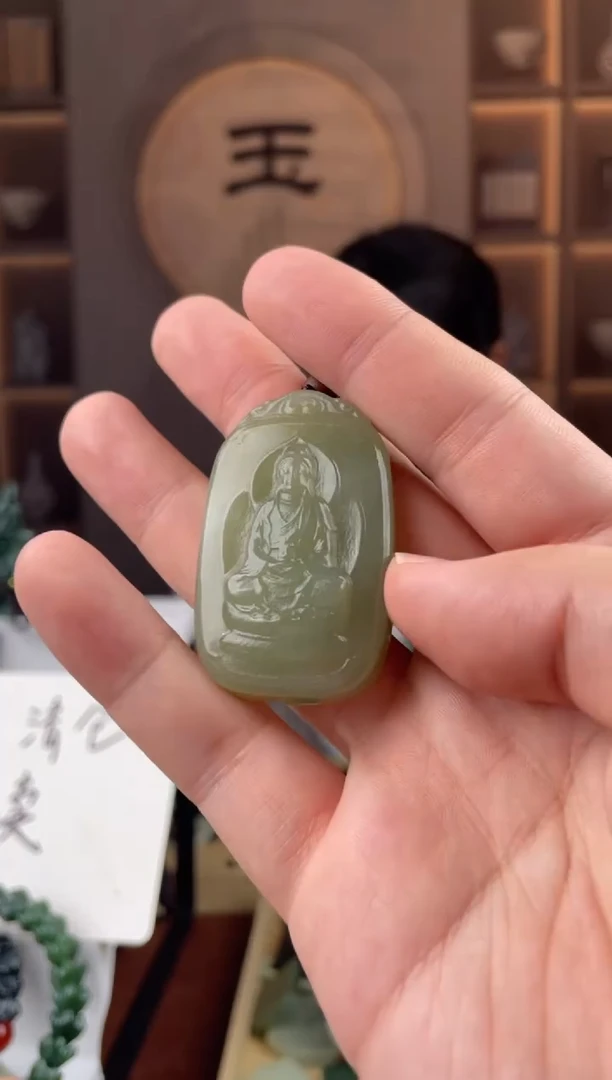 颈饰未镶嵌和田玉拍一发一，多样性发货