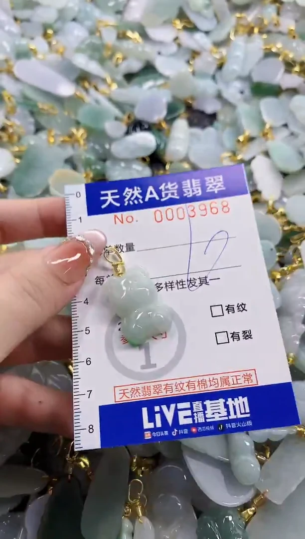 颈饰未镶嵌翡翠天然A货翡翠