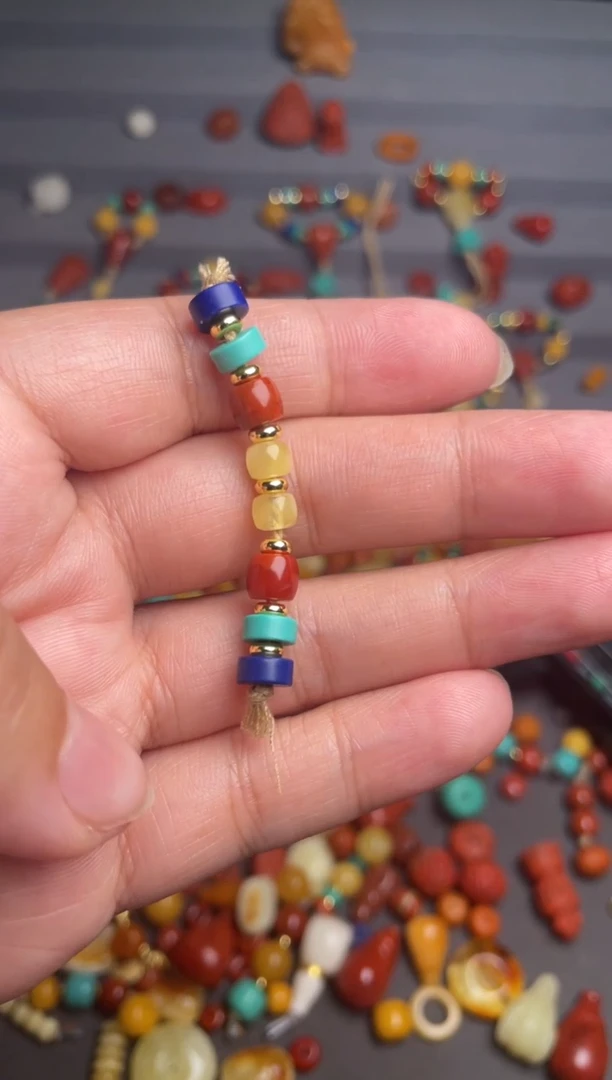 石英质玉多样性发货未镶嵌隔珠套