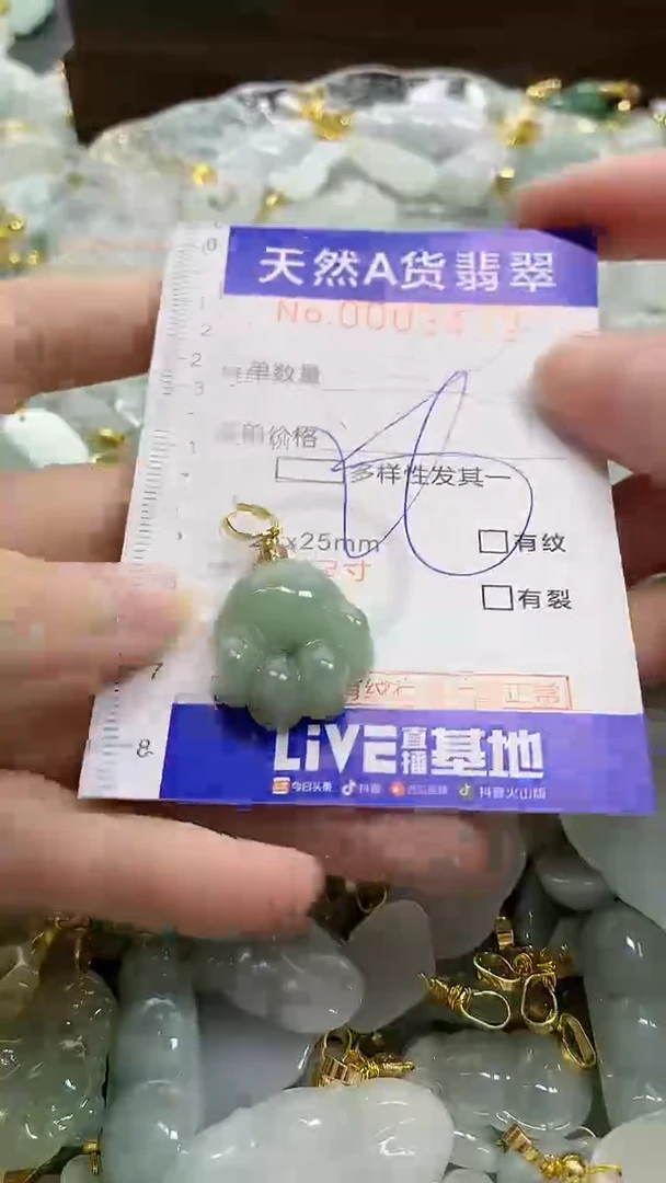 颈饰未镶嵌翡翠天然A货翡翠