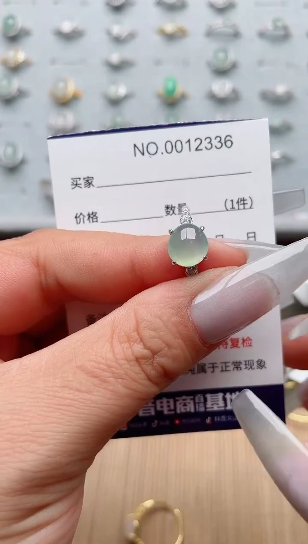 【闪购商品】翡翠戒指银S925镶嵌·