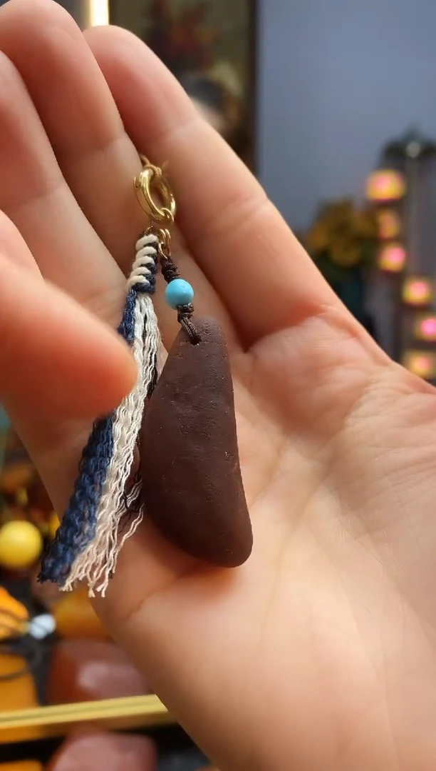 琥珀颈饰未镶嵌挂件