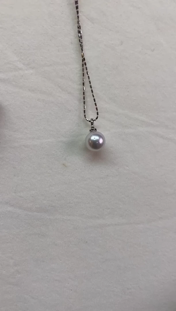 18K金镶嵌海水珍珠吊坠吊坠A403|1680