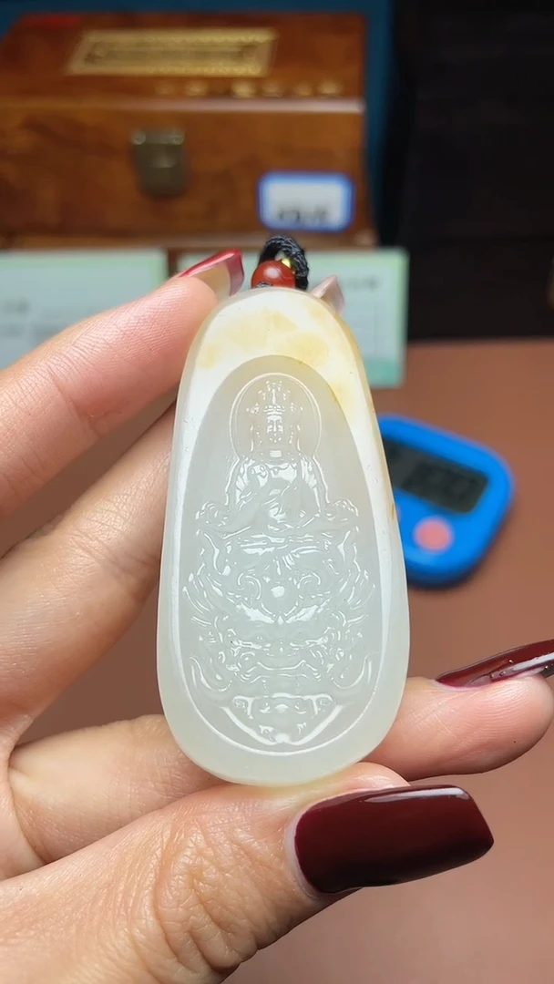 未镶嵌和田玉挂件奋*∽和田玉
