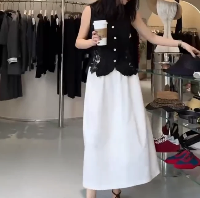 2025春季新款网红同款洋气气质韩版休闲上衣裙子女幸运2