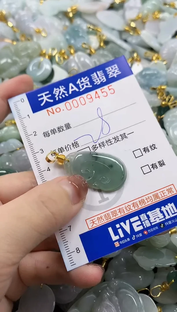 颈饰未镶嵌翡翠天然A货翡翠