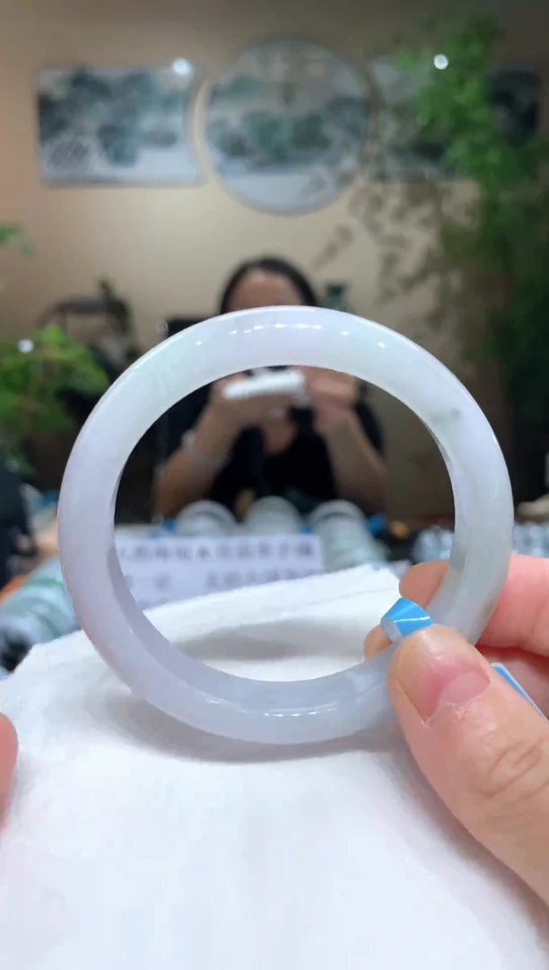 未镶嵌手镯翡翠圈口55-56
