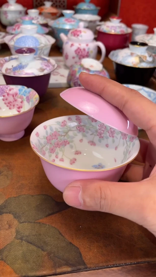 景德镇纯手绘陶瓷茶具