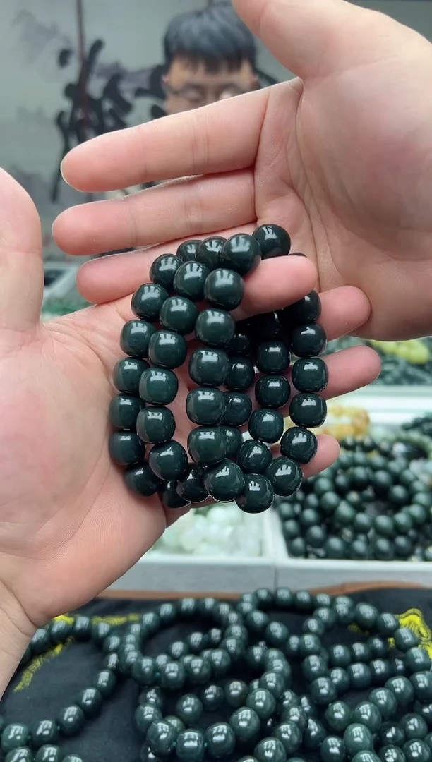 【闪购商品】和田玉颈饰未镶嵌油青14拍一发一，多样性发货