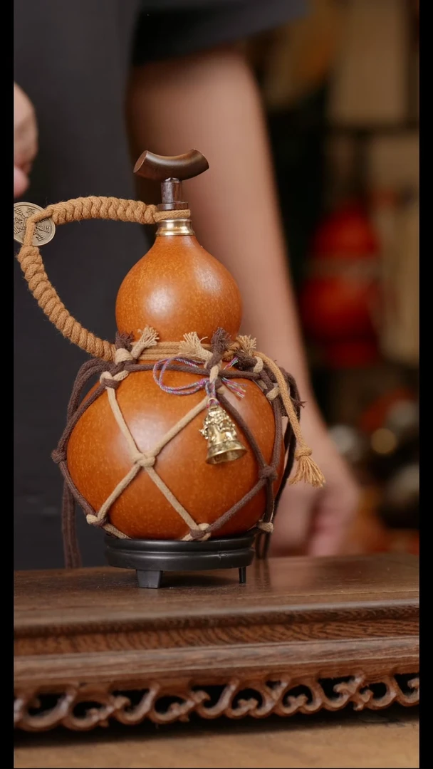 228号精品天然大漆酒葫芦一物一拍~