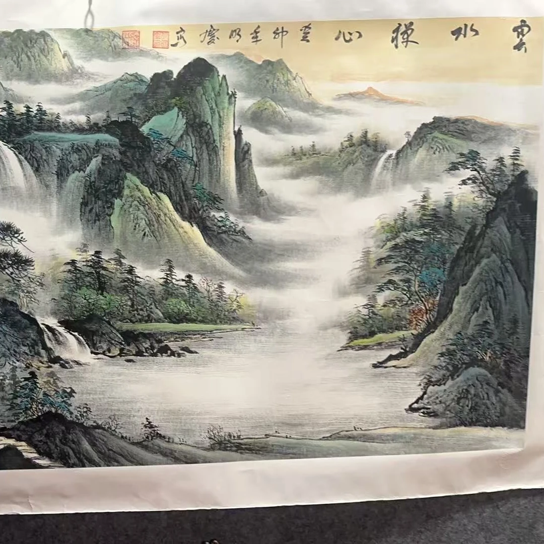 国画作品-徐明庆-四尺整张-云水禅心