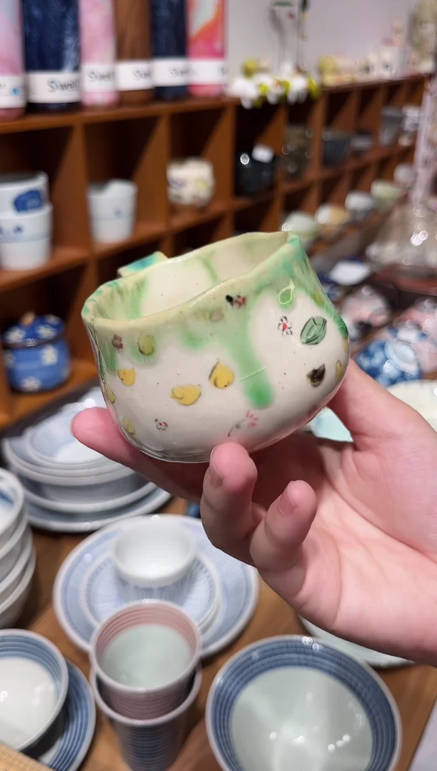 瓷片孤品小鸭咖啡杯