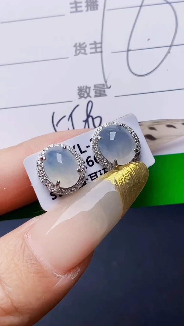 银S925镶嵌戒指翡翠5580