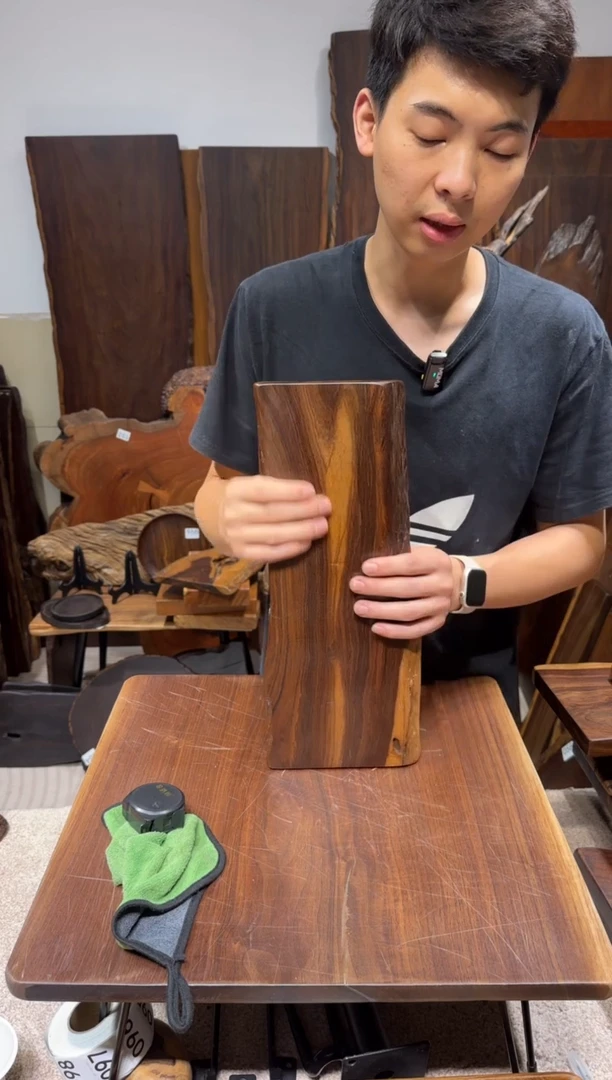 风车木（黑檀木）尺寸41*16*2.3编号088