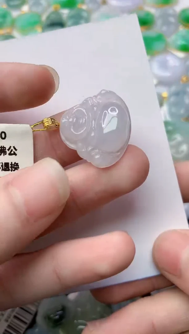 【闪购商品】翡翠颈饰18K金镶嵌15.........