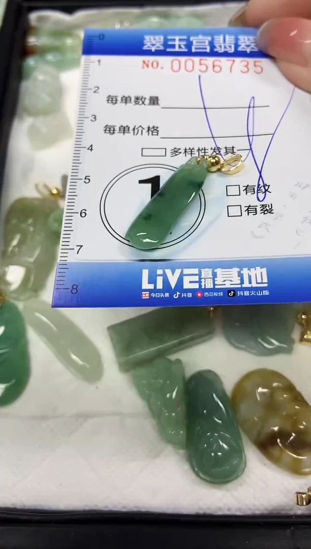 【闪购商品】翡翠颈饰未镶嵌闪购商品0056735