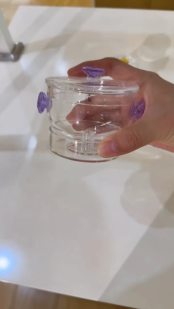 玉见紫色泡茶器