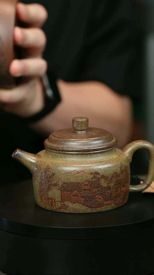 茶壶紫砂无*H2013李琴段泥江南德中
