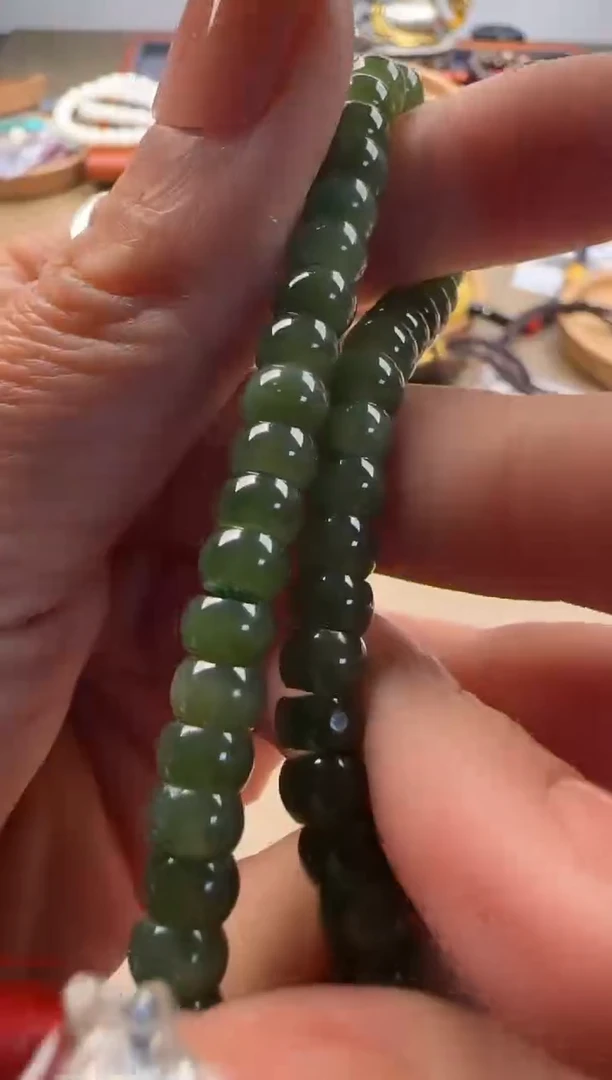 【闪购商品】和田玉（碧玉）手串未镶嵌碧玉手串