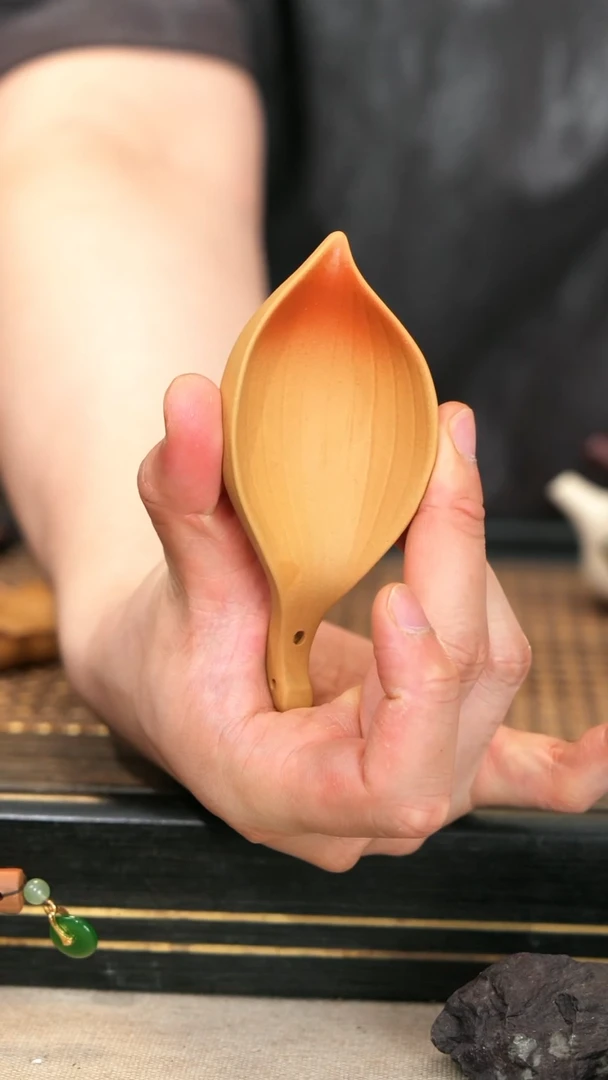 茶壶紫砂7《莲瓣茶择·香插》黄段