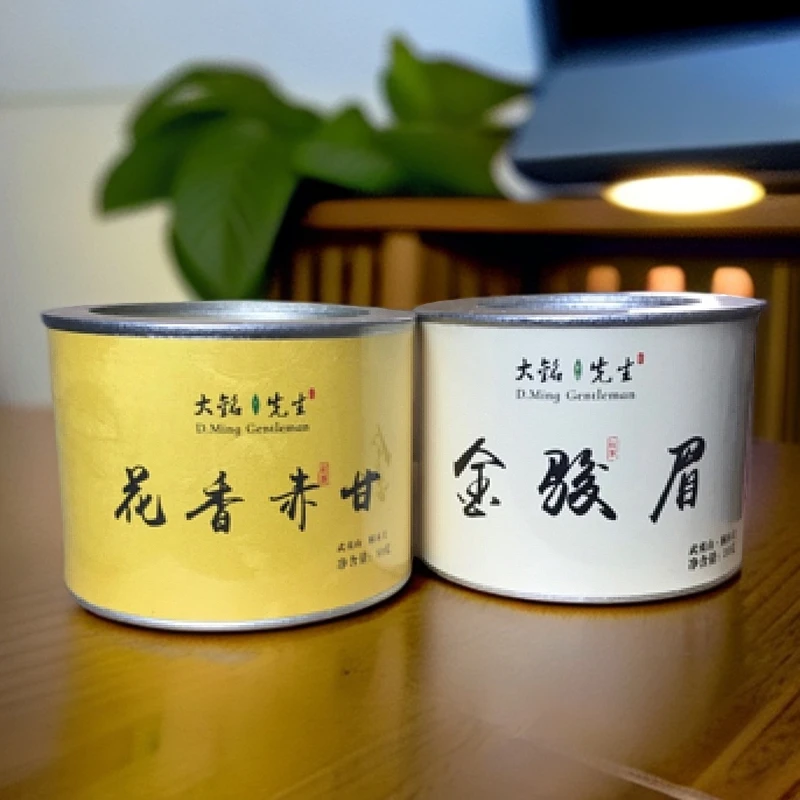 桐木关花香赤甘50克和菜茶金骏眉50克罐装组合红茶茶叶