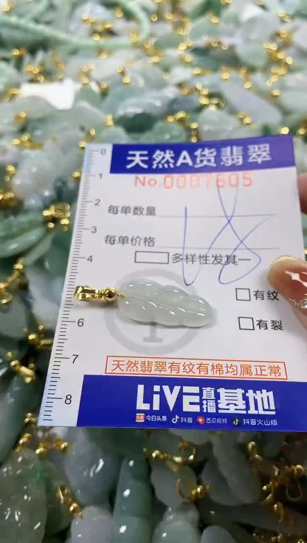 颈饰未镶嵌翡翠天然A货翡翠