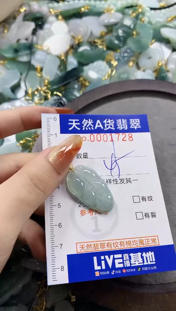 颈饰未镶嵌翡翠咪*?天然A货翡翠