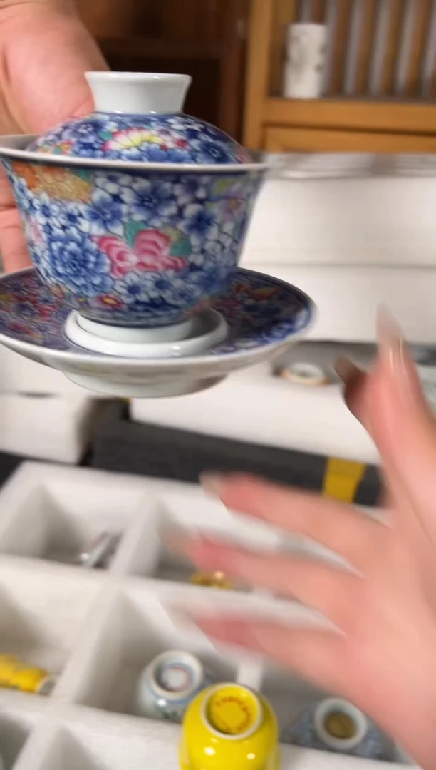 瓷片景德镇瓷器茶器茶杯