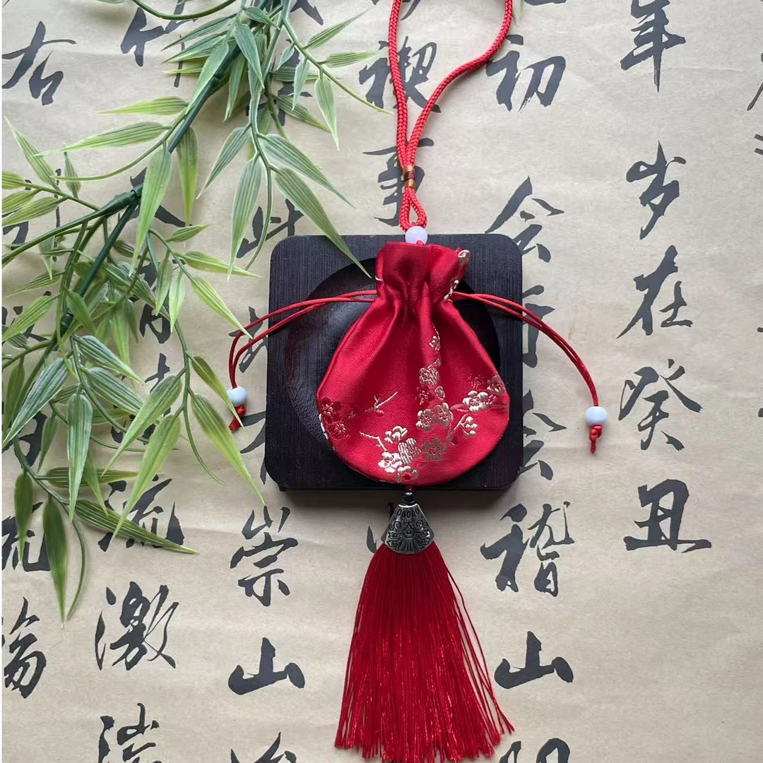 天然辰砂天然辰砂【福利款】朱砂福袋饰品可作车挂